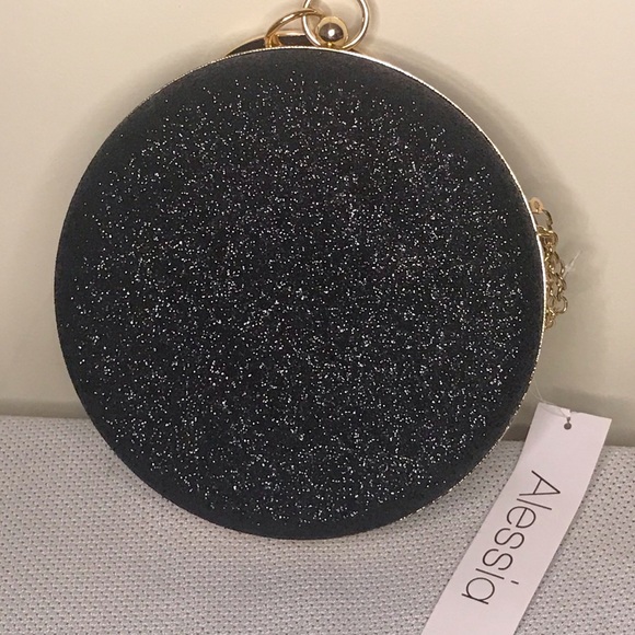 Sparkly clutch with shoulder strap - Picture 5 of 5